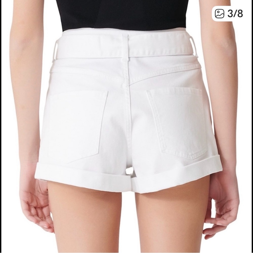 Maje Illo Tie-Waist Denim Shorts - Picture 4 of 6